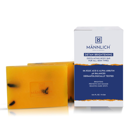 Mannlich 2% Kojic Skin Brightening Soap 75g - Pack of 2