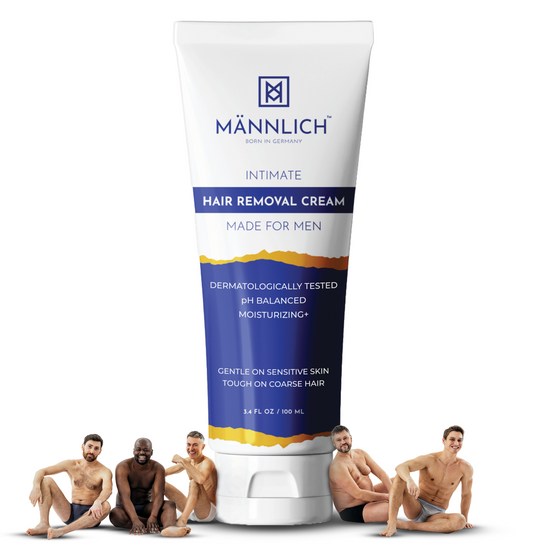 Derma Test - Mannlich Intimate Hair Removal Cream for Men